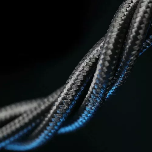Blavec Cable Raptor fonott - USB Lightning kábel - 2A 3 méter (CRA-UL2BR30) fekete-piros