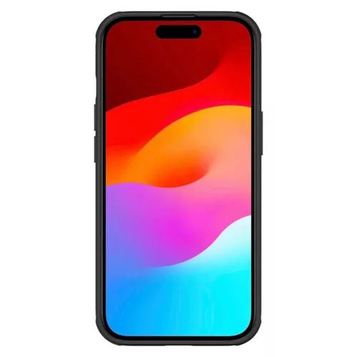 Nillkin Super Frosted Shield Pro Mágneses tok iPhone 15 - fekete