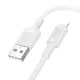 Borofone BX111 Feliz - USB Type-C kábel - 3A 1 méter fehér