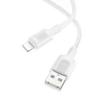 Borofone BX111 Feliz - USB Type-C kábel - 3A 1 méter fehér