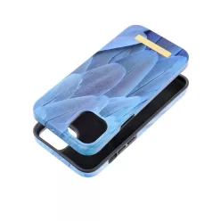   FORCELL F-PROTECT Mirage tok MagSafe kompatibilis IPHONE 14 Plus-hoz, kék madár