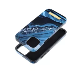   FORCELL F-PROTECT Mirage tok kompatibilis MagSafe-fel az IPHONE 15 Plus-hoz ocean marble