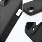 SILICONE MAG COVER tok kompatibilis MagSafe technológiával iPhone 16 Pro-hoz fekete