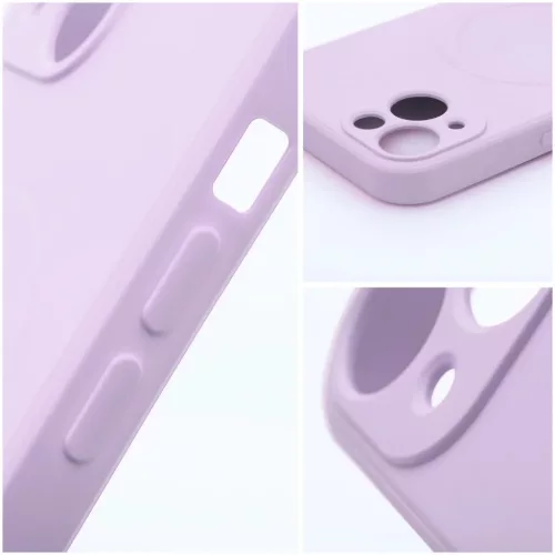 SILICONE MAG COVER tok MagSafe kompatibilis IPHONE 16 Plus rózsaszín