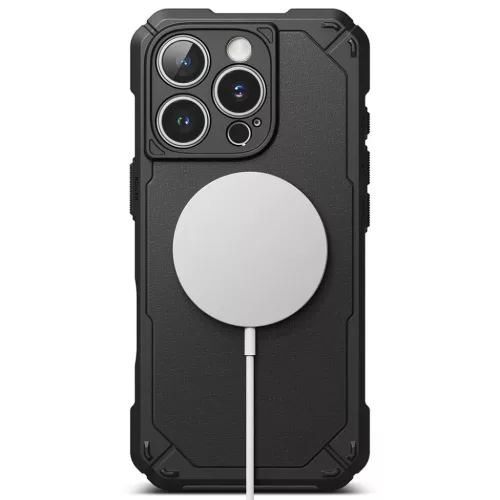 Ringke Rugged Gear Magnetic Magsafe Iphone 16 Pro Fekete Tok