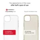 FORCELL F-PROTECT Hosszan tartó vékony tok iPhone 15 Plus átlátszó tok