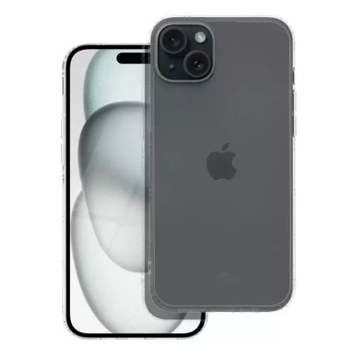 FORCELL F-PROTECT Hosszan tartó vékony tok iPhone 15 Plus átlátszó tok