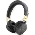 Guess PU Leather 4G Metal Logo BT5.3 sztereó fejhallgató fekete