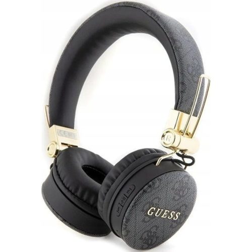 Guess PU Leather 4G Metal Logo BT5.3 sztereó fejhallgató fekete