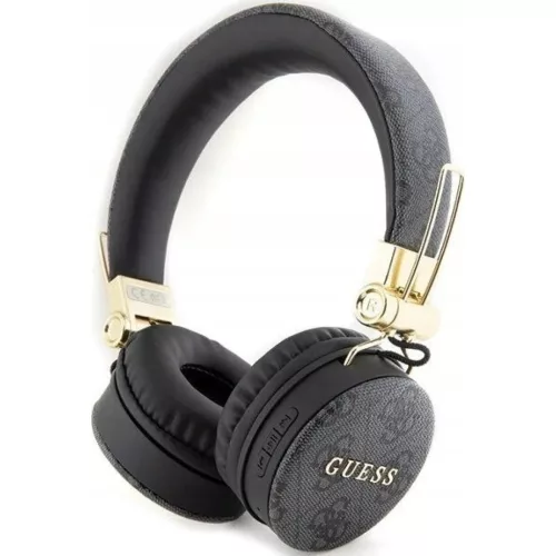 Guess PU Leather 4G Metal Logo BT5.3 sztereó fejhallgató fekete