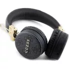 Guess PU Leather 4G Metal Logo BT5.3 sztereó fejhallgató fekete