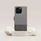 GOMMA fliptok iPHONE 16 Pro szürke tok