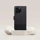 GOMMA fliptok iPhone 16 Pro fekete tok