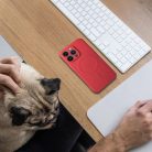 SZILIKON MAG TOK MagSafe-kompatibilis SAMSUNG S24 FE piros tok