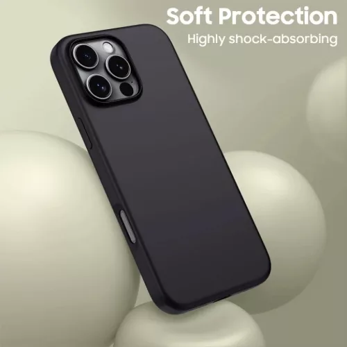 Tech-protect Szilikon Magsafe Iphone 16 Pro Fekete Tok
