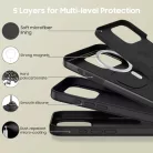 Tech-protect Szilikon Magsafe Iphone 16 Pro Fekete Tok