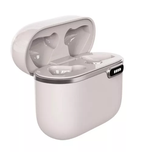 Bluetooth fülhallgató TWS ART AP-TW-B4W mikrofonnal Type C fekete,