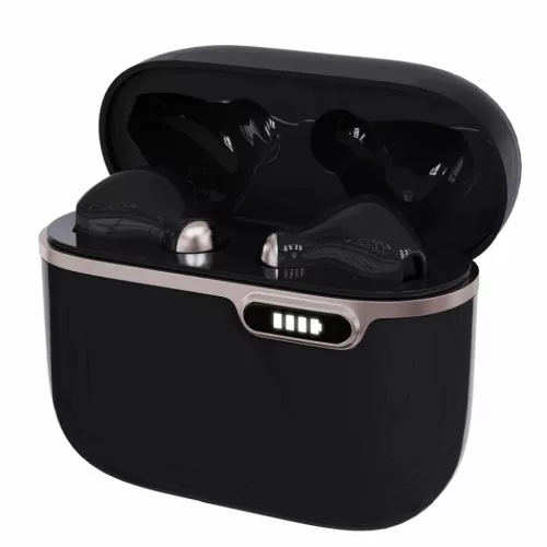 Bluetooth fülhallgató TWS ART AP-TW-B3 mikrofonnal Type C fekete,