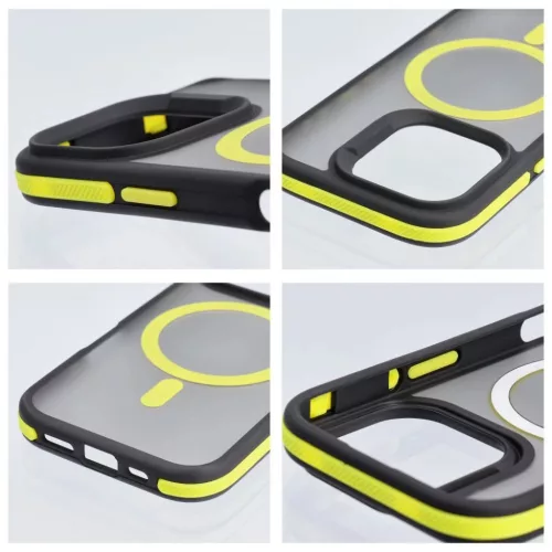 NEO tok iPhone 16 Plus-hoz kompatibilis MagSafe sárga tok