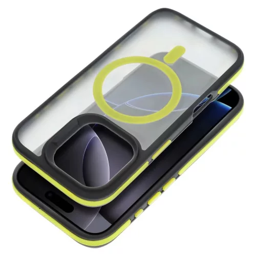 NEO tok iPhone 16 Plus-hoz kompatibilis MagSafe sárga tok