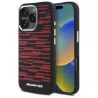 Eredeti tok IPHONE 16 PRO AMG Keménytok Szilikon Grafika MagSafe (AMHMP16L24SSRRK) fekete tok