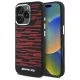 Eredeti tok IPHONE 16 PRO AMG Keménytok Szilikon Grafika MagSafe (AMHMP16L24SSRRK) fekete tok