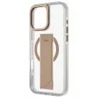 iPhone 16 Pro UNIQ Heldro Max Magclick Charging Taupe arany tok