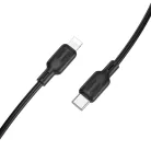 Borofone BX113 Lenny kábel - USB - Type C - 3A 2 méter fekete