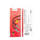 HOCO AUX kábel Lightning (férfi) Jack 3,5 mm (férfi) UPA26 1 m fekete