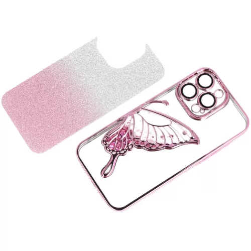 Tel Protect Butterfly Water iPhone 16 Plus tok pink