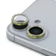 iPhone 16/16 Plus Kamera Lencséhez Guess Arany Fix Csillámos Védőüveg üvegfólia