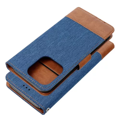 JEANS fliptok iPhone 16 Plus kék tok