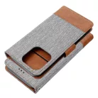 JEANS fliptok iPhone 16 Plus szürke tok