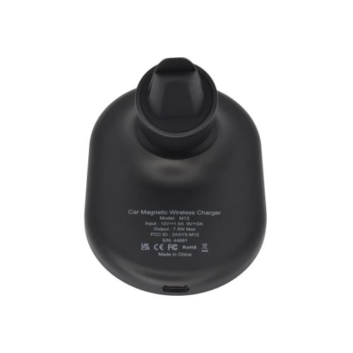 Dviced mágneses vezeték nélküli autós töltő - fekete