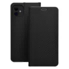 LUNA Carbon fliptok iPhone 11 fekete tok