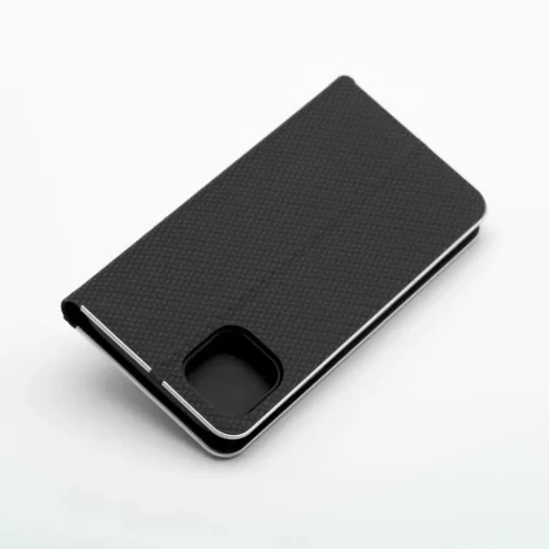 LUNA Carbon fliptok iPhone 11 fekete tok
