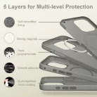 Tech-protect Silicone Magsafe Iphone 16 Pro Matt Agyag Tok
