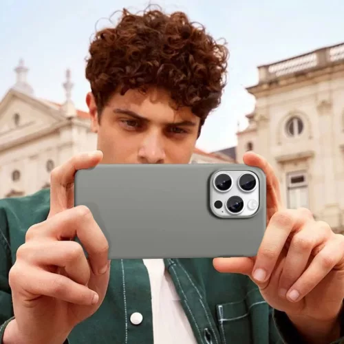 Tech-protect Silicone Magsafe Iphone 16 Pro Matt Agyag Tok