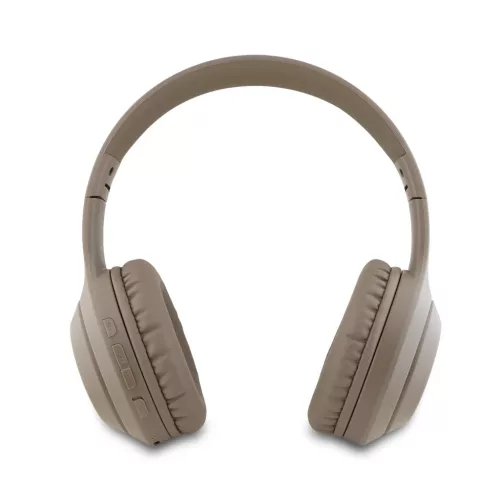 Guess Klasszikus Ezüst Logós Bluetooth Sztereó Fejhallgató Barna
