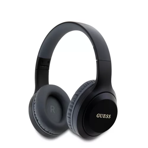 Guess Classic Silver Logo Bluetooth sztereó fejhallgató fekete