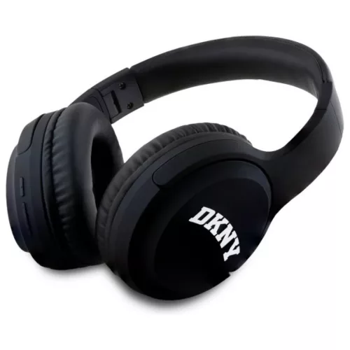 Vezeték nélküli Fejhallgató DKNY PU Bőr Arch Logo Fekete