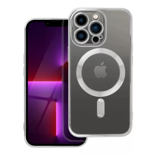 ELECTRO MAG COVER tok kompatibilis MagSafe iPhone 13 Pro ezüst tok