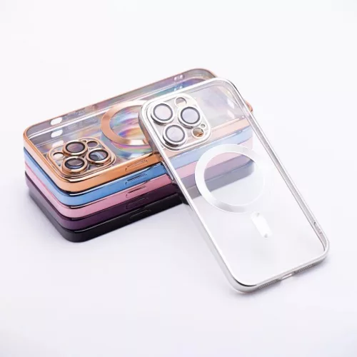 ELECTRO MAG COVER tok kompatibilis MagSafe iPhone 13 Pro ezüst tok