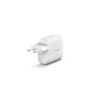 Belkin Boost Charger 24w USB-A Kettős Fali Töltő 1m A-C Kábellel - Fehér