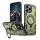 Hybrid Armor Trendy tok MagSafe kompatibilitással iPhone 16 Pro - Zöld