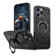 Hybrid Armor Trendy tok MagSafe funkcióval iPhone 16 Pro - Fekete