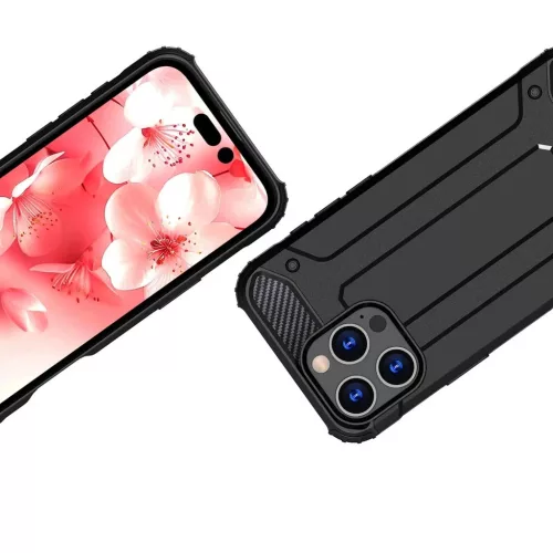 Hybrid Armor iPhone 16 Pro fekete tok