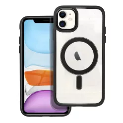   COLOR EDGE MAG COVER tok, MagSafe kompatibilis iPhone 11-hez, fekete