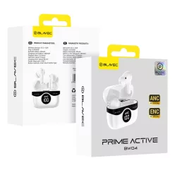   Blavec Bluetooth TWS Fülhallgató BW04 Prime Aktív ANC+ENC (BW04PA-W) fehér