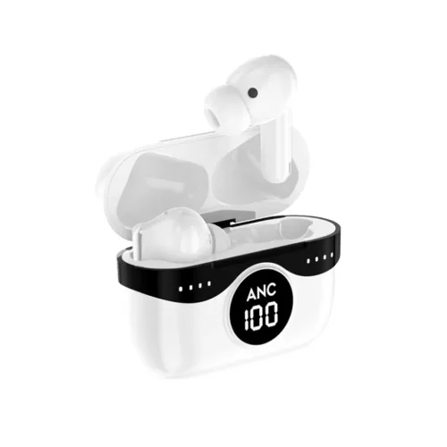 Blavec Bluetooth TWS Fülhallgató BW04 Prime Aktív ANC+ENC (BW04PA-W) fehér